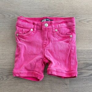 Levi's Hot Pink Girls' midi Denim Shorts